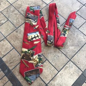Eddie Bauer Fishing Theme Lures Tie